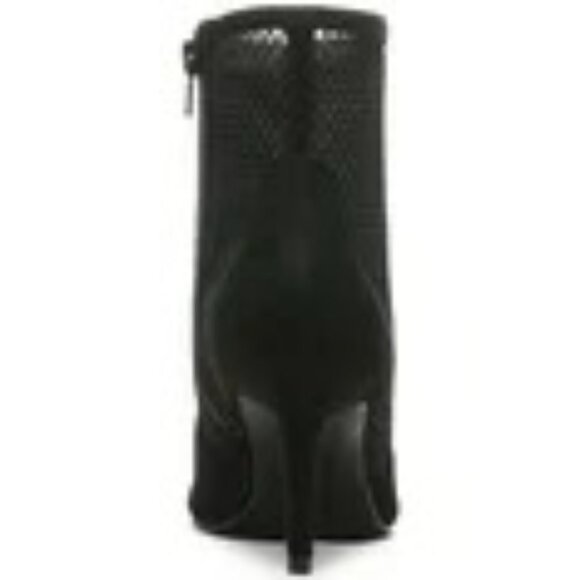 Alfani Women's Jamari Pointed Toe Mesh Inset Side Zip Booties Black Size 7M - Picture 3 of 7